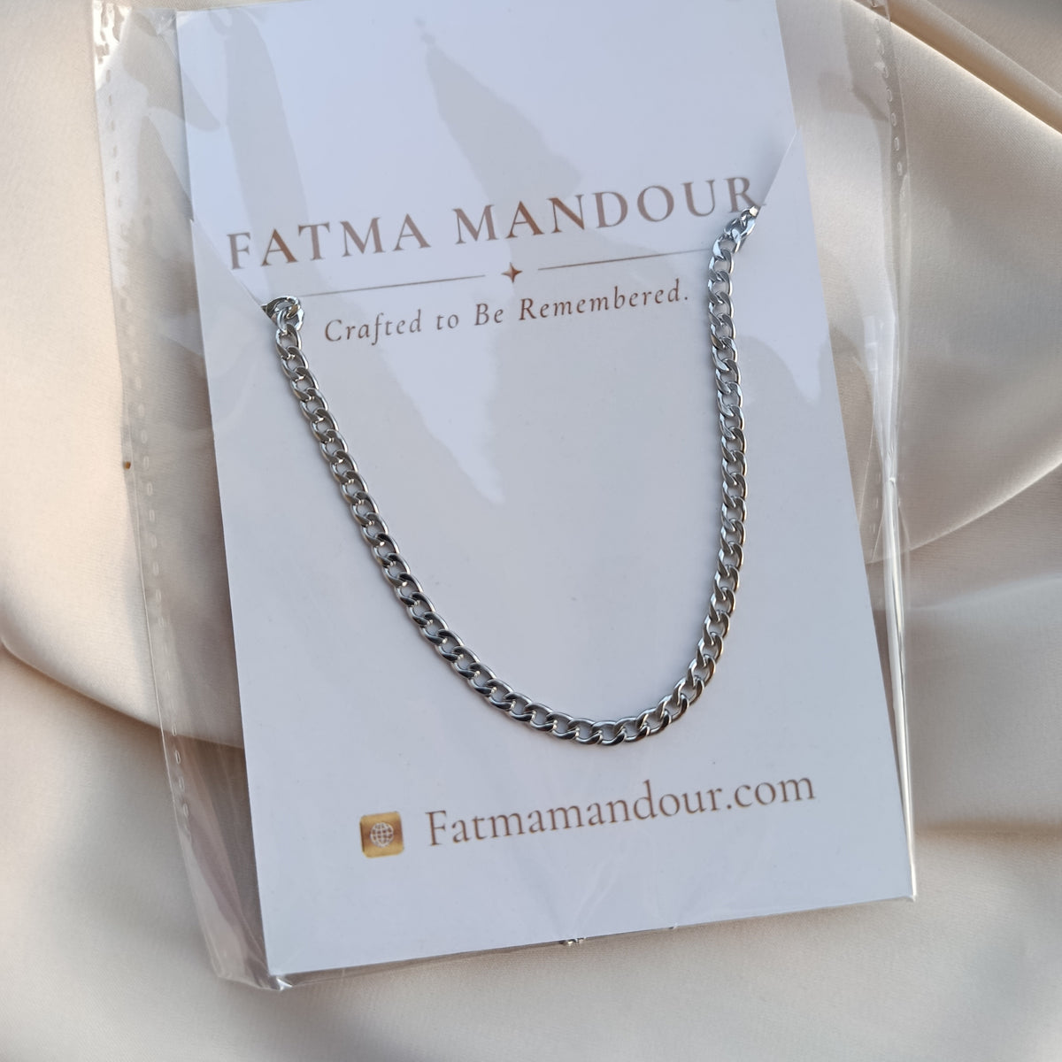 Silver chains stainless