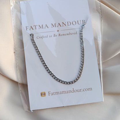 Silver chains stainless