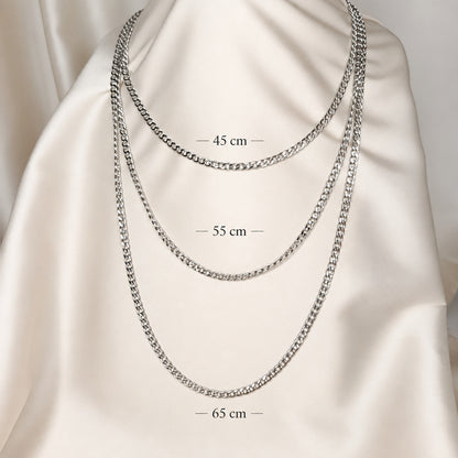 Silver chains stainless