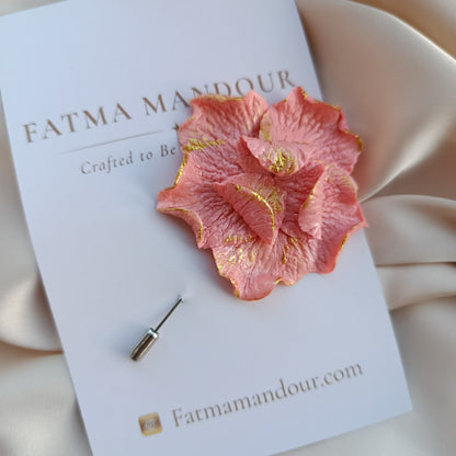Handmade Floral Brooch