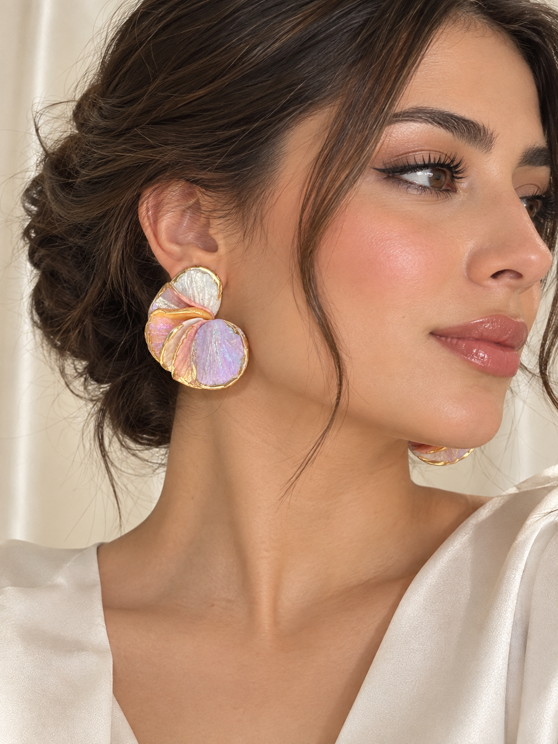 Iridescent Bloom Earrings