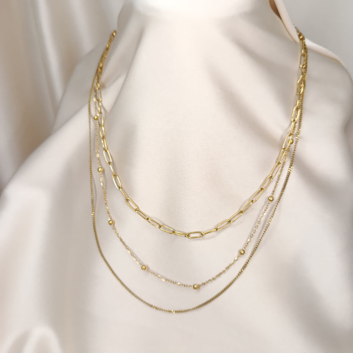 Multi-Layer Gold Chain Necklace