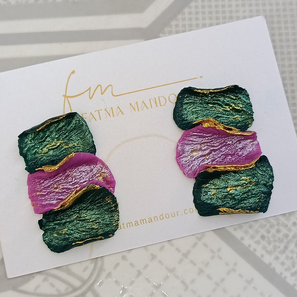 Floral studs
