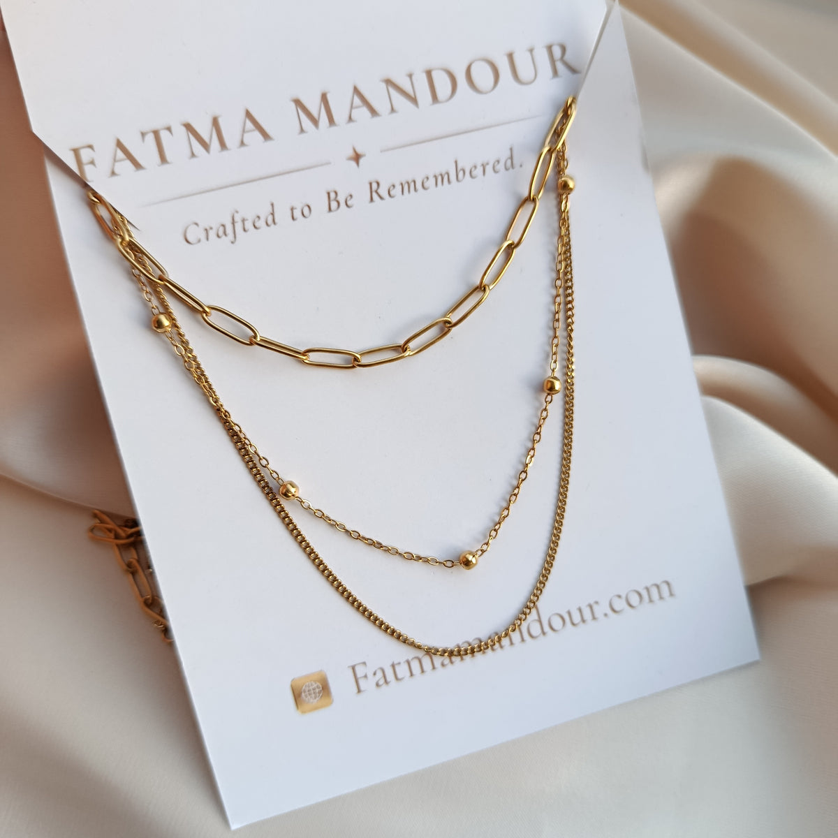 Multi-Layer Gold Chain Necklace