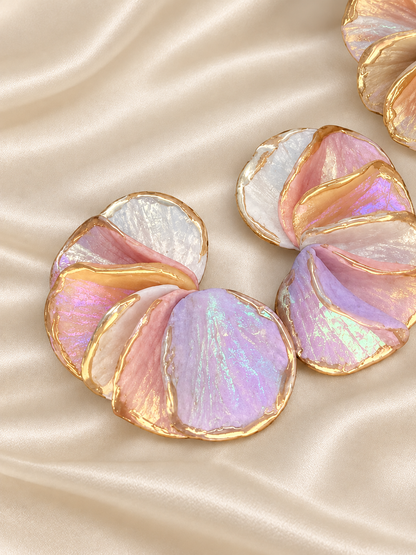 Iridescent Bloom Earrings