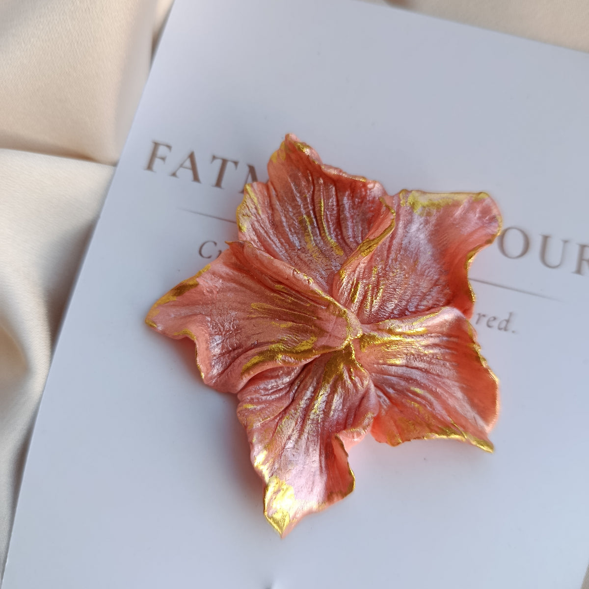 Handmade Floral Brooch
