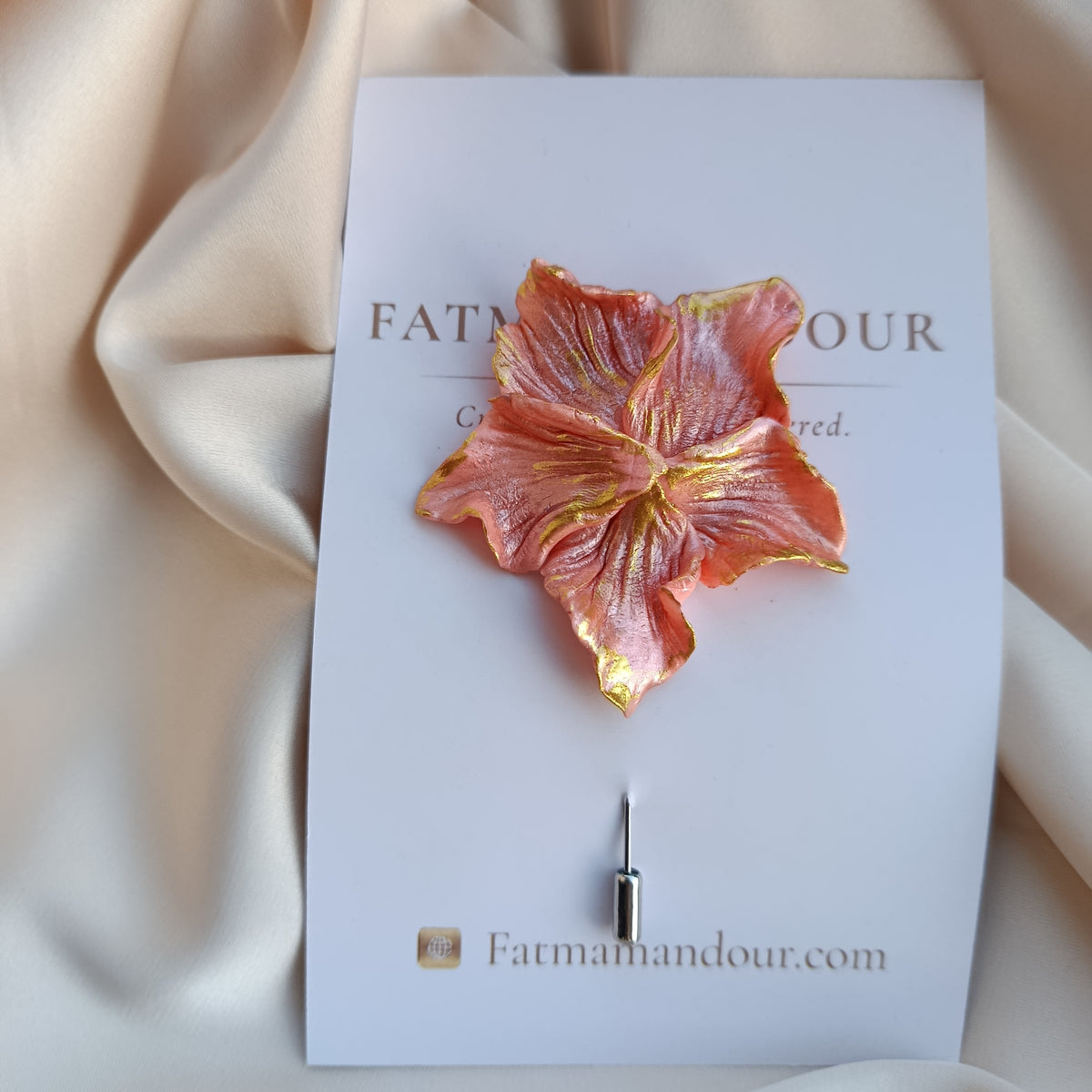Handmade Floral Brooch