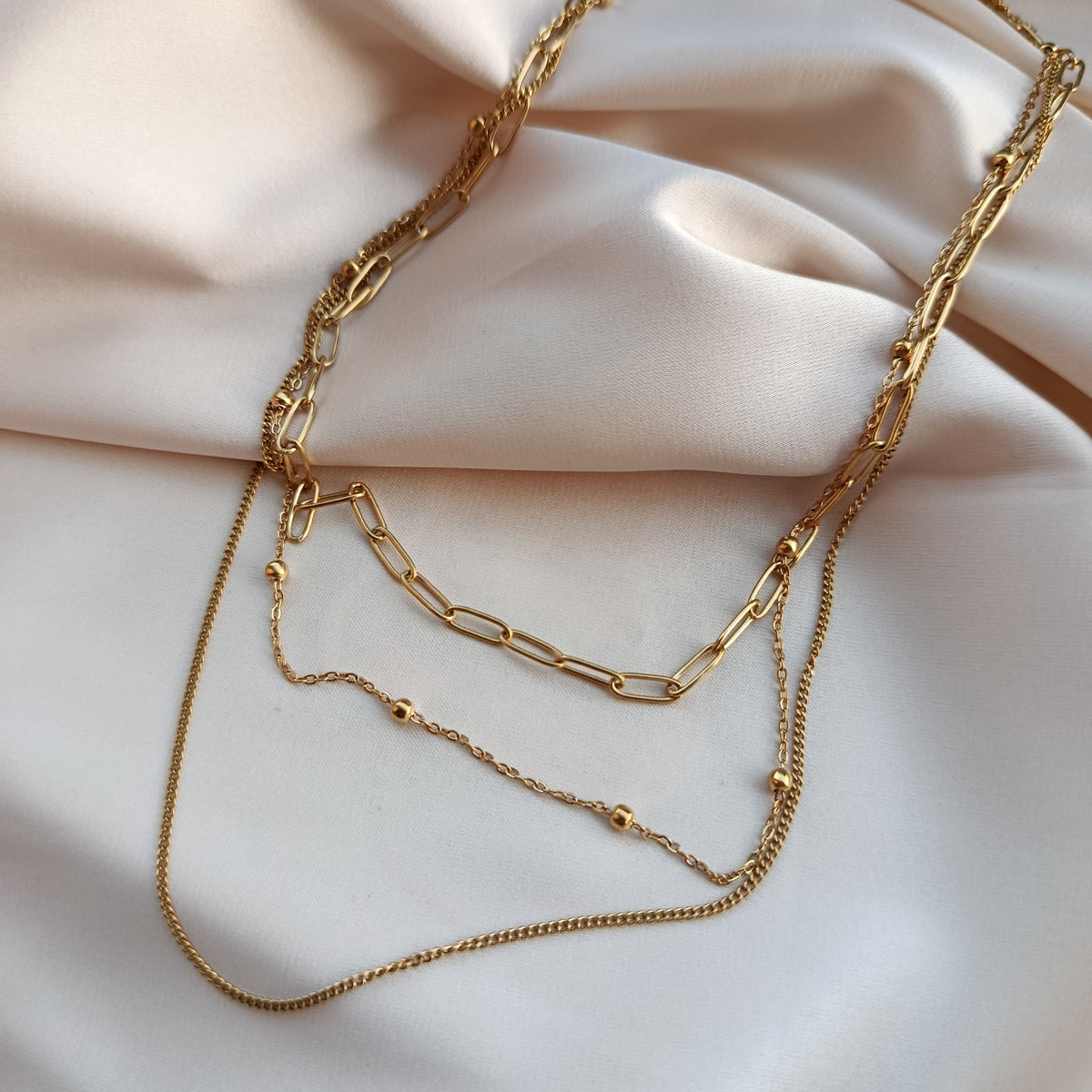 Multi-Layer Gold Chain Necklace