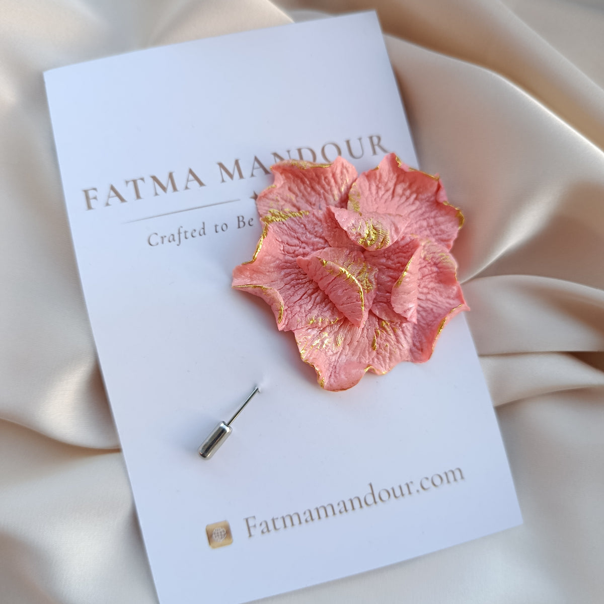 Handmade Floral Brooch