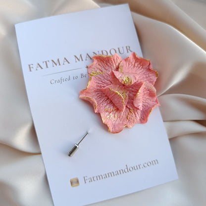 Handmade Floral Brooch