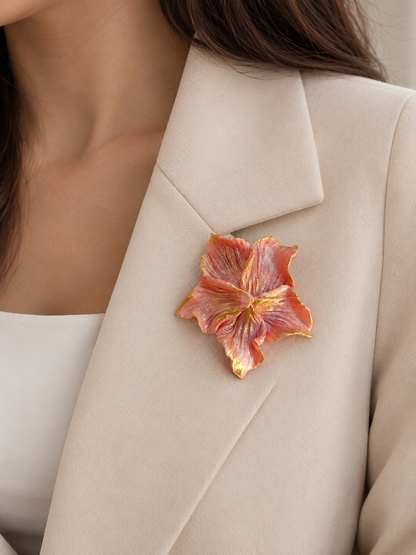 Handmade Floral Brooch